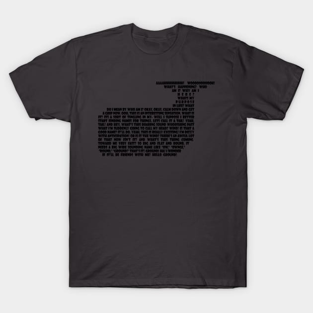 Hitchhikers whale quote T-Shirt by chompy101